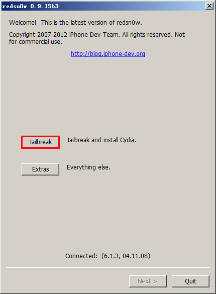 RedSn0w(��ѩԽ������) V0.9.15b3 ������